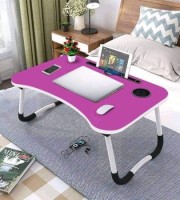 Portable Wooden LAPTOP Table (Purpale)